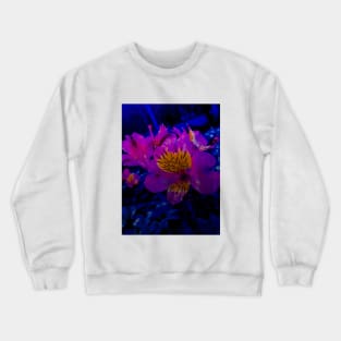 Fluorescent Flower Crewneck Sweatshirt